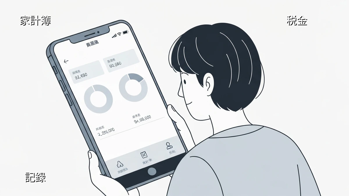 忙しい初心者向け!家計簿アプリで税金を「見える化」する記録術