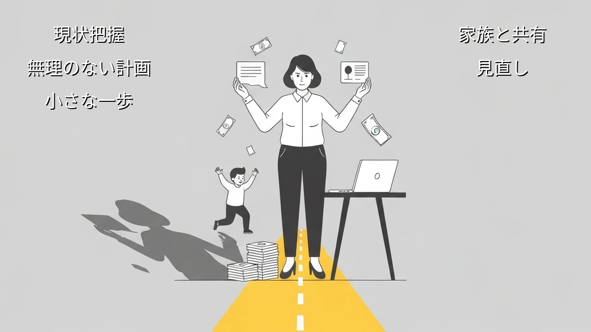 借金がある忙しい人向け!マネープラン目標の立て直し方