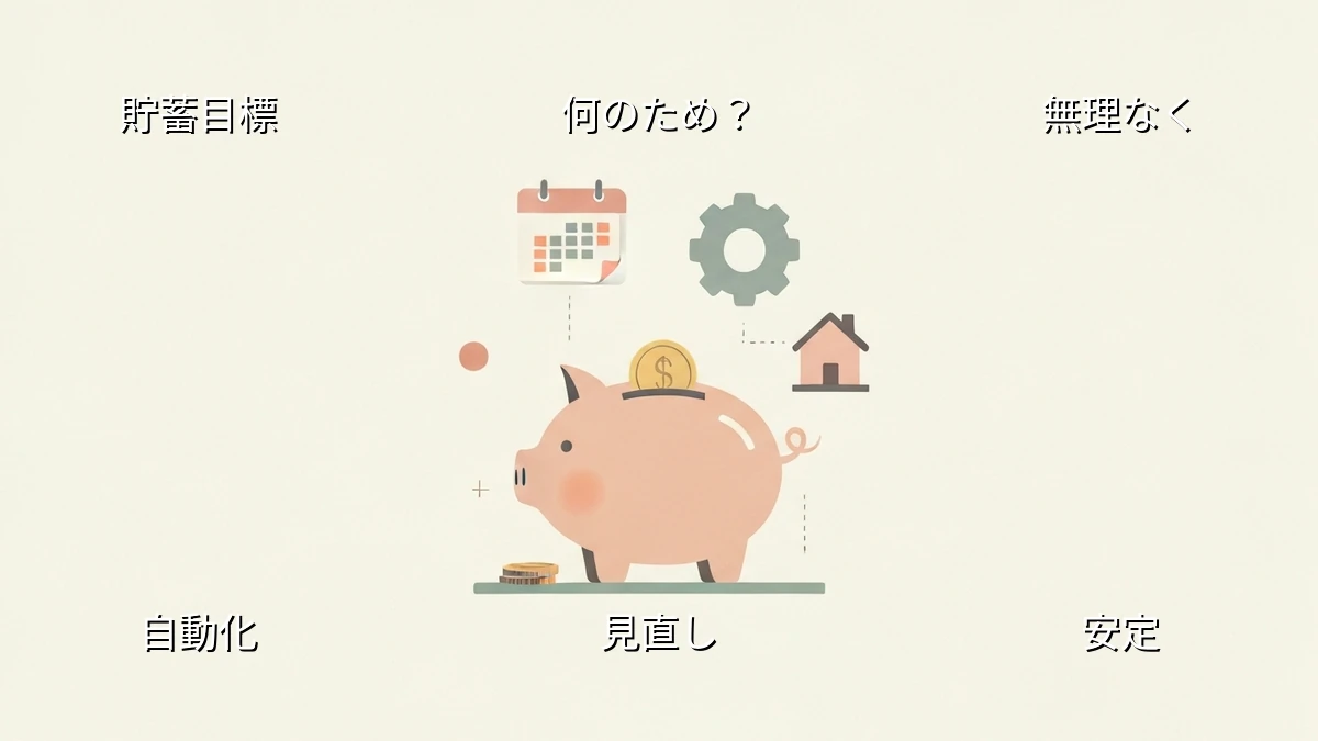 忙しい初心者でも続く!貯蓄目標が途中で挫折しないためのシンプル対策
