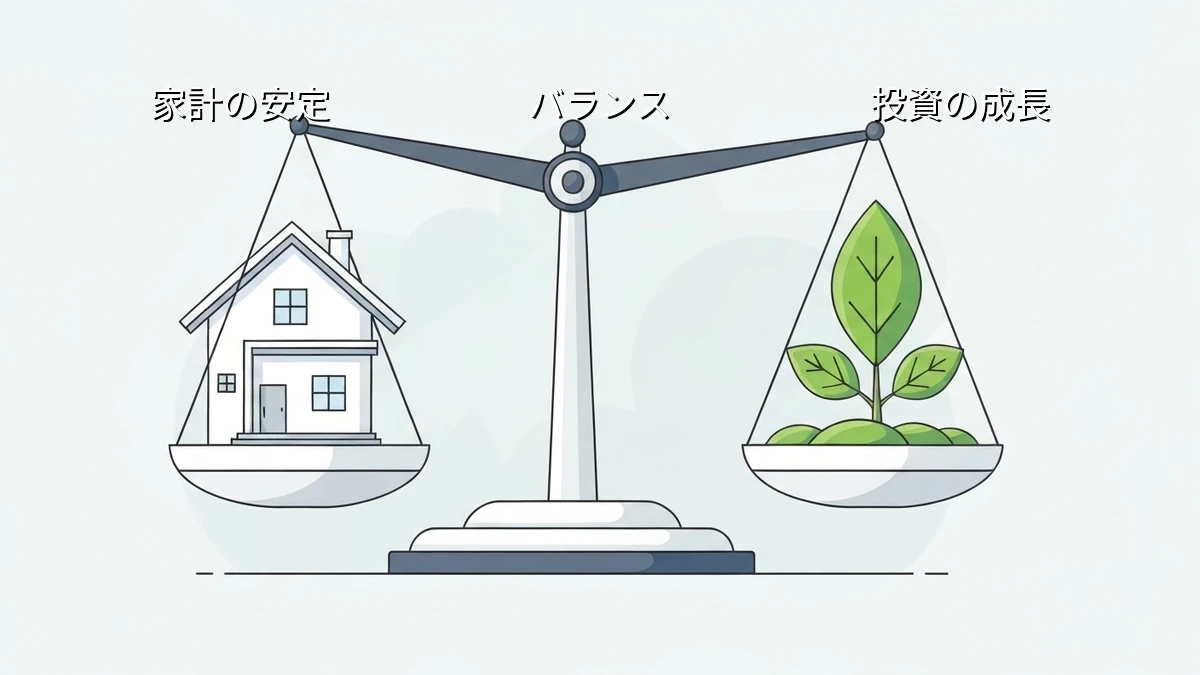 忙しい初心者向け!投資で家計が揺らがないための準備