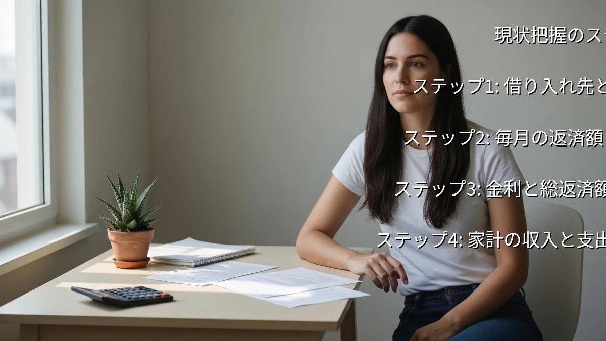 借金返済、何から手をつける?初心者向け『現状把握』の簡単ステップ